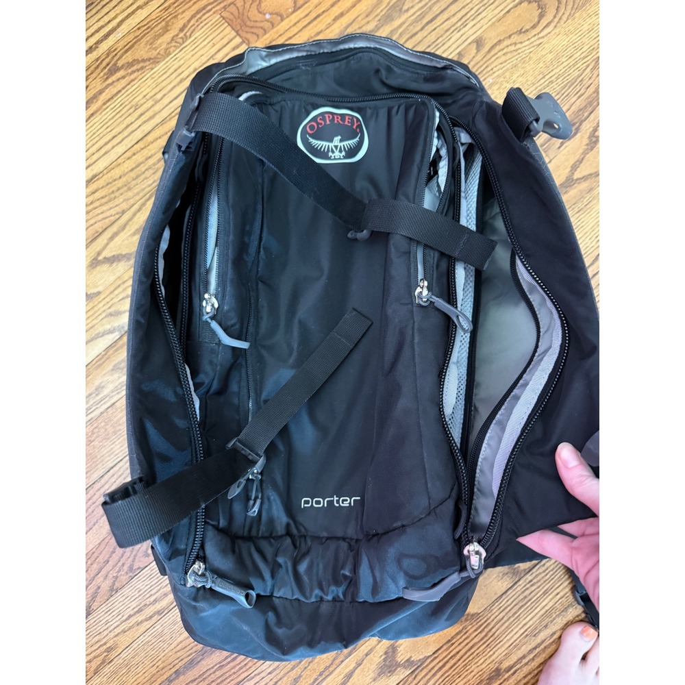 Osprey Porter 46L Travel Backpack Black